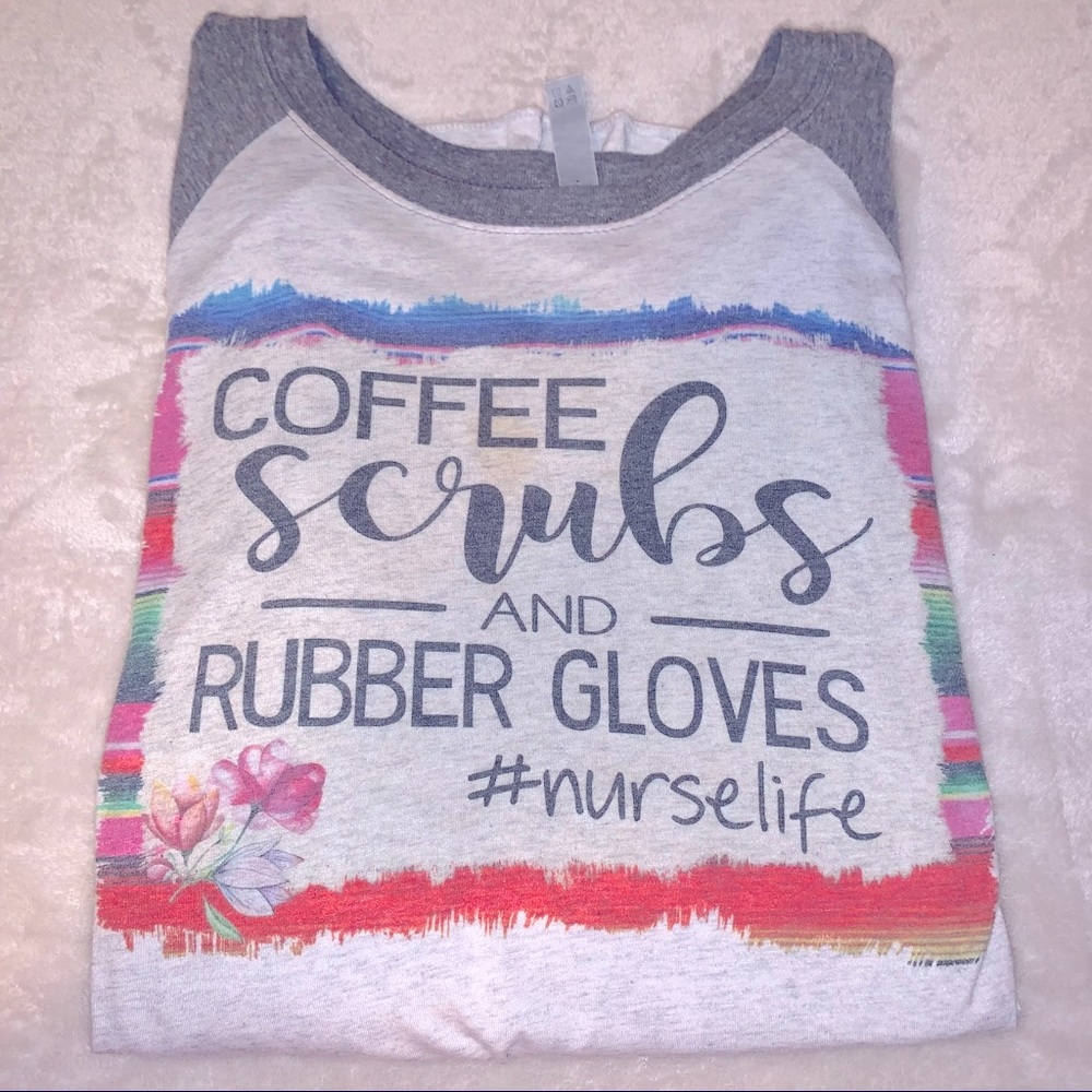 🌺 3/$15 🌺 Scrubs & Coffee Graphic Tee